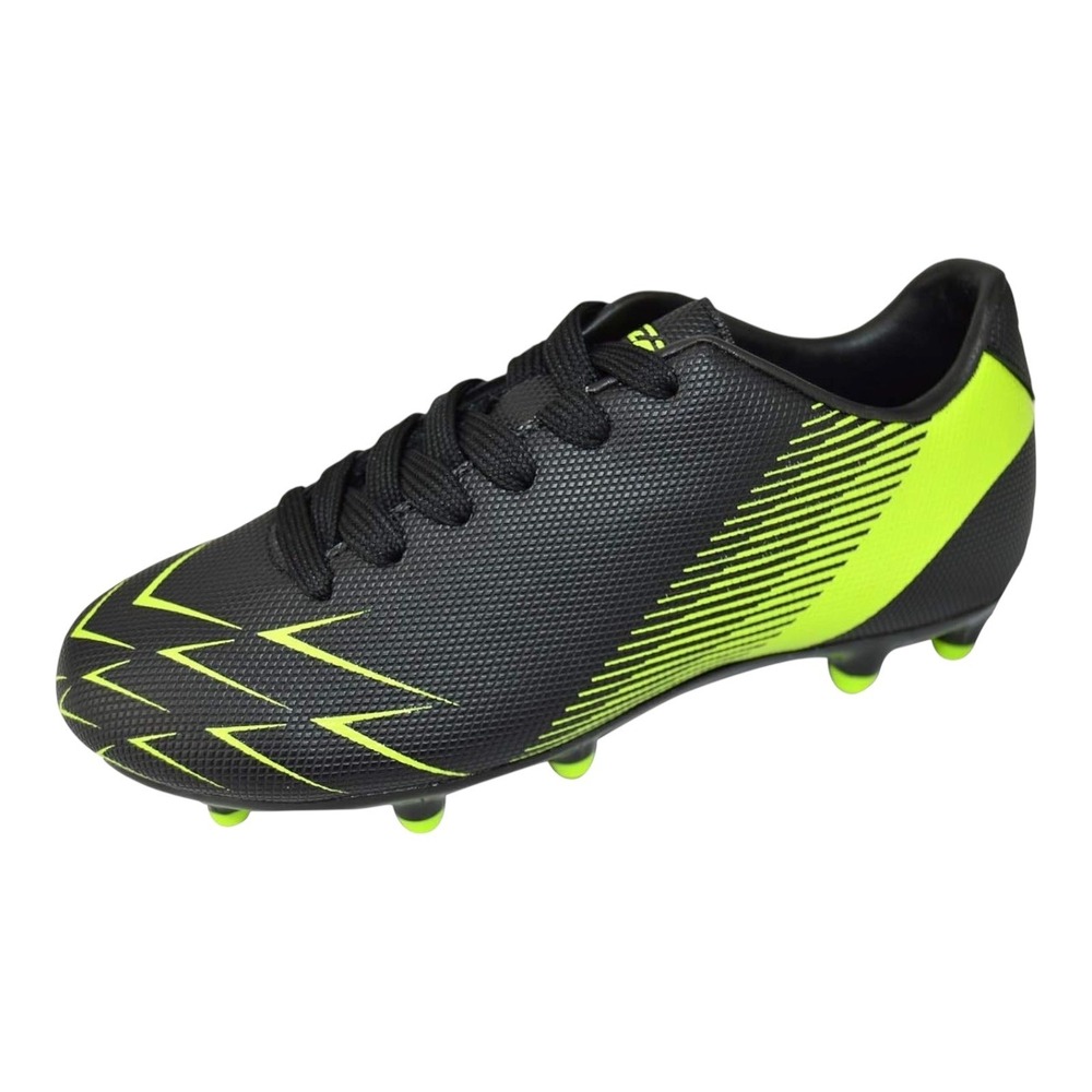 Vizari Ranger Youth Soccer‎ Cleats Black Neon Yellow VZSE93375J Size 4.5J